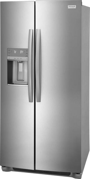 Frigidaire Gallery 22.3-cu ft Counter-Depth Side-by-Side Refrigerator with Ice Maker ,Water and Ice Dispenser ( Fingerprint Resistant Stainless Steel ) ENERGY STAR Certified