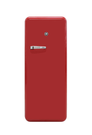 Brama 9.9-cu ft Counter-Depth Top-Freezer Refrigerator ( Red )