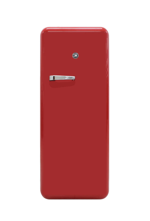 Brama 9.9-cu ft Counter-Depth Top-Freezer Refrigerator ( Red )