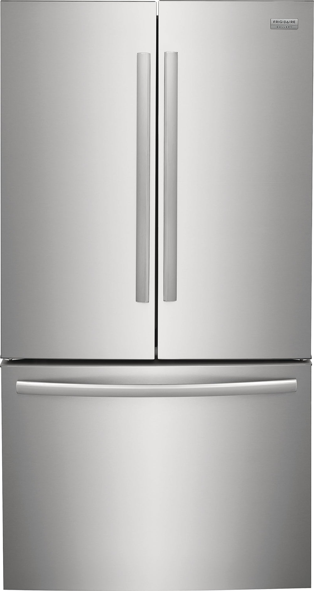 Frigidaire Gallery Counter-Depth 23.3-cu ft 3 -Door French Door Refrigerator with Ice Maker with Water Dispenser ( Fingerprint Resistant Stainless Steel ) ENERGY STAR Certified