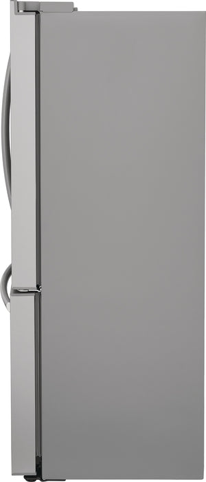 Frigidaire Gallery Counter-Depth 22.6-cu ft 3 -Door French Door Refrigerator with Dual Ice Maker with Water and Ice Dispenser ( Fingerprint Resistant Stainless Steel ) ENERGY STAR Certified