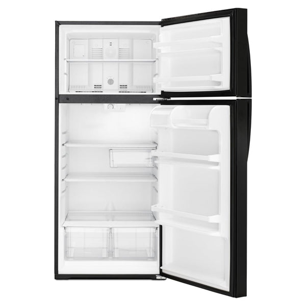 Whirlpool 14.3-cu ft Top-Freezer Refrigerator ( Black )