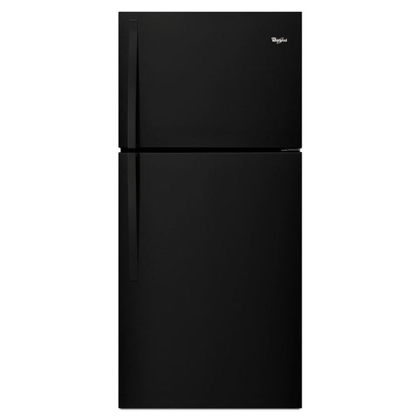 Whirlpool 19.1-cu ft Top-Freezer Refrigerator ( Black )