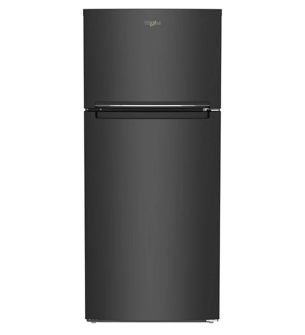 Whirlpool 16.3-cu ft Counter-Depth Top-Freezer Refrigerator ( Black )