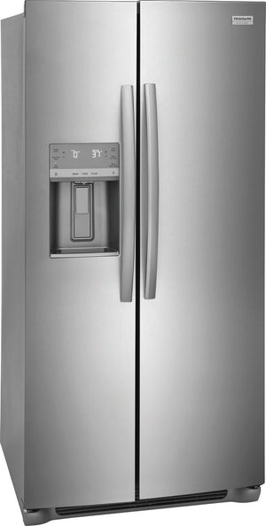 Frigidaire Gallery 22.3-cu ft Side-by-Side Refrigerator with Ice Maker ,Water and Ice Dispenser ( Fingerprint Resistant Stainless Steel ) ENERGY STAR Certified