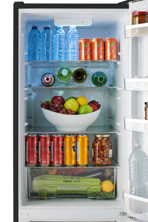 iio Retro-Mod RM1 11-cu ft Standard-Depth Bottom-Freezer Refrigerator Black ) ENERGY STAR Certified