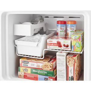 Whirlpool 12.9-cu ft Counter-Depth Top-Freezer Refrigerator Built-In ( White )