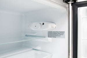 EdgeStar 3.1-cu ft Mini Fridge with Freezer ( Stainless Steel ) Garage Ready ENERGY STAR