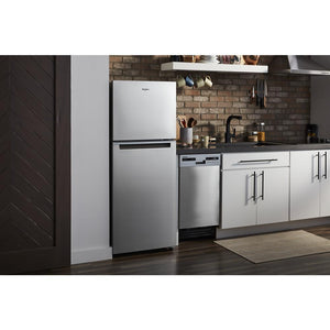 Whirlpool 11.6-cu ft Counter-Depth Top-Freezer Refrigerator ( Fingerprint Resistant Stainless Steel )