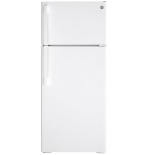 GE 17.5-cu ft Top-Freezer Refrigerator ( White ) ENERGY STAR Certified