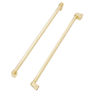 ZLINE KITCHEN & BATH Counter-Depth 22.5-cu ft 4 -Door French Door Refrigerator with Ice Maker with Ice Dispenser ( Stainless Steel w/ Polished Gold accent Handles ) ENERGY STAR Certified