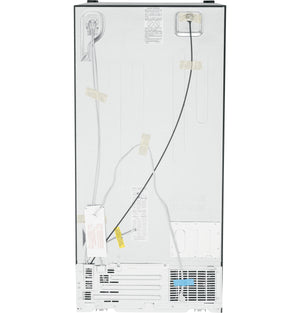 GE 23-cu ft Side-by-Side Refrigerator with Ice Maker ,Water and Ice Dispenser ( Black ) ENERGY STAR Certified