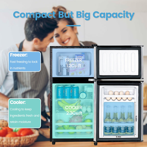 Jeremy Cass 3.5-cu ft with Freezer ( Silver ) ENERGY STAR