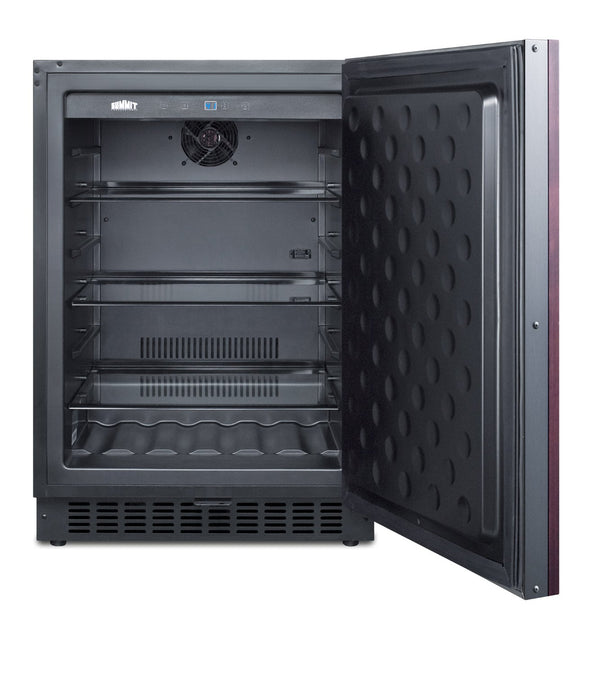 Summit Appliance 4.6-cu ft Built-In Mini Fridge ( Panel-ready door and black cabinet )