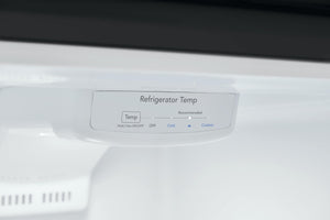 Frigidaire 11.6-cu ft Counter-Depth Top-Freezer Refrigerator ( Black ) Garage Ready ENERGY STAR Certified