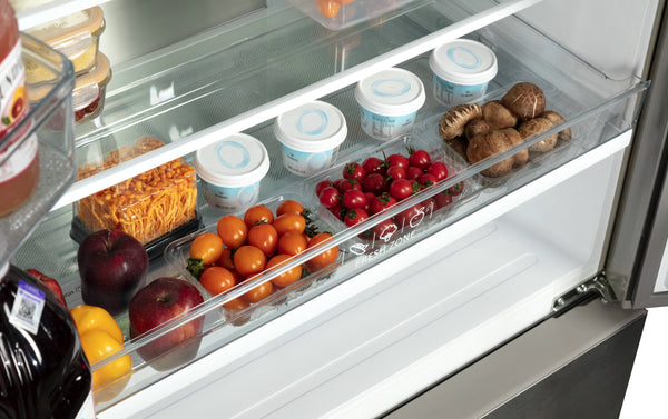 Hamilton Beach Counter-Depth 20.3-cu ft 3 -Door French Door Refrigerator ( Stainless ) ENERGY STAR Certified