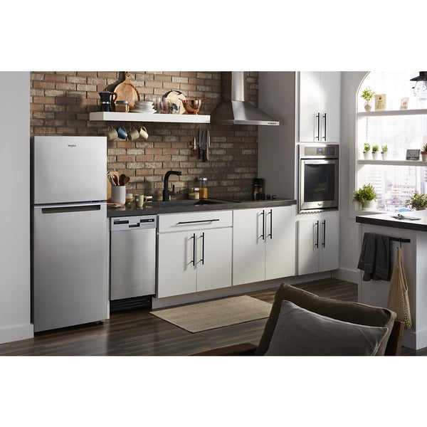 Whirlpool 11.6-cu ft Counter-Depth Top-Freezer Refrigerator ( Fingerprint-Resistant Stainless )