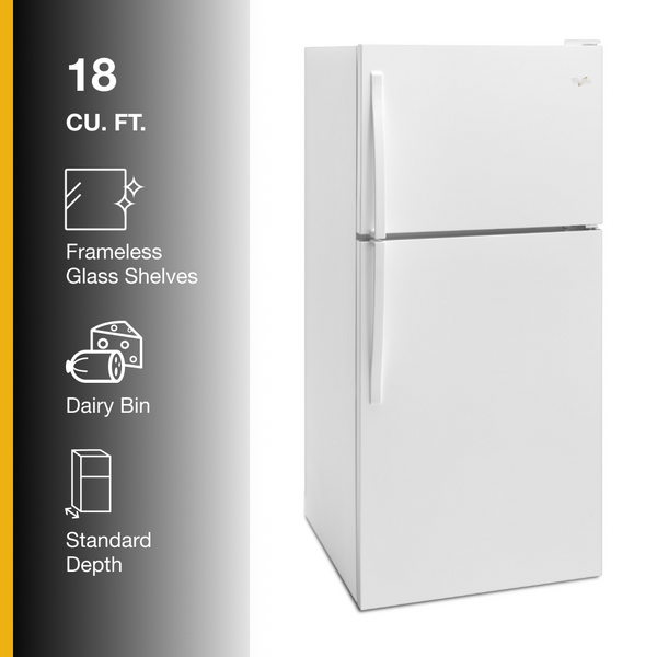 Whirlpool 18.2-cu ft Top-Freezer Refrigerator ( White )