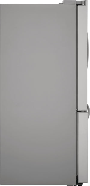 Frigidaire Standard-Depth 27.8-cu ft 3 -Door French Door Refrigerator with Ice Maker with Water and Ice Dispenser ( Stainless Steel ) ENERGY STAR Certified