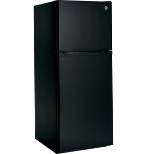 GE 11.55-cu ft Counter-Depth Top-Freezer Refrigerator ( Black ) ENERGY STAR Certified