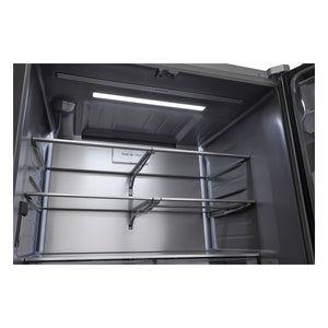 LG STUDIO Counter-Depth 26.5-cu ft 3 -Door Smart Compatible French Door Refrigerator with Ice Maker with Water Dispenser ( PrintProof Stainless Steel ) ENERGY STAR Certified