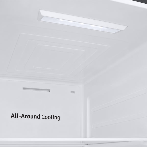 Samsung 28-cu ft Side-by-Side Refrigerator Smart Compatible with Ice Maker with Ice Dispenser ( Fingerprint Resistant Stainless Steel )