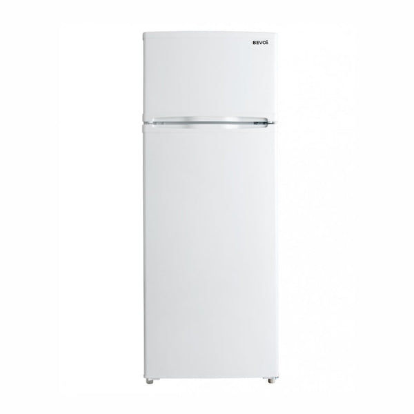 Bevoi 7.3-cu ft Counter-Depth Top-Freezer Refrigerator ( White )