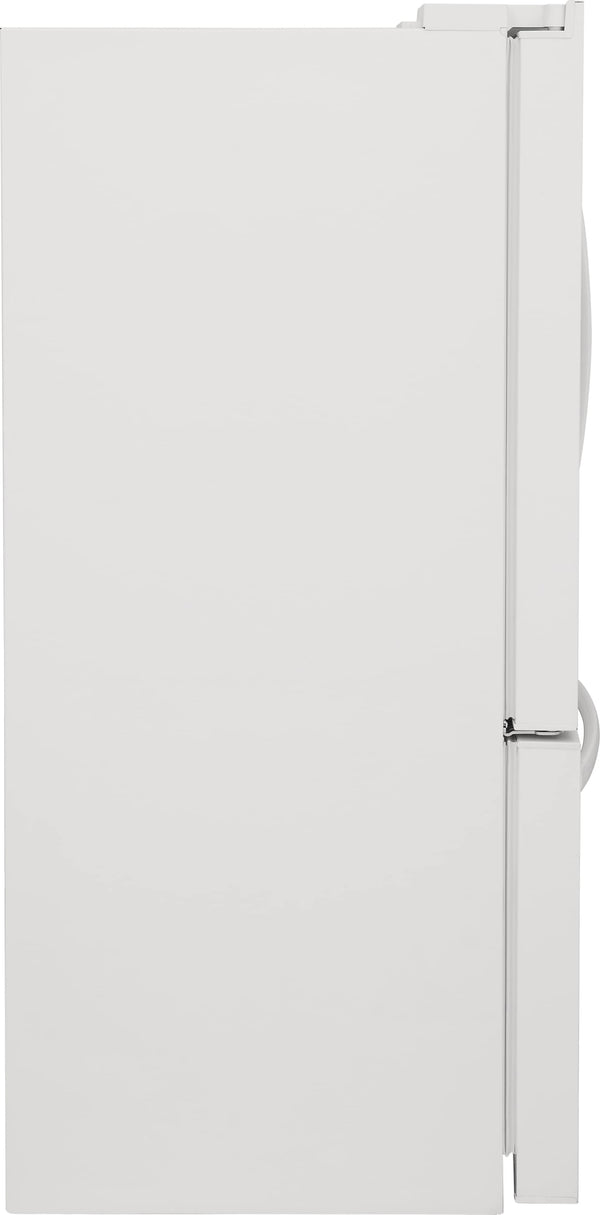 Frigidaire Standard-Depth 27.8-cu ft 3 -Door French Door Refrigerator with Ice Maker with Water and Ice Dispenser ( White ) ENERGY STAR Certified