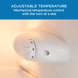 Avanti 3-cu ft Mini Fridge with Freezer ( Robin's Egg Blue )