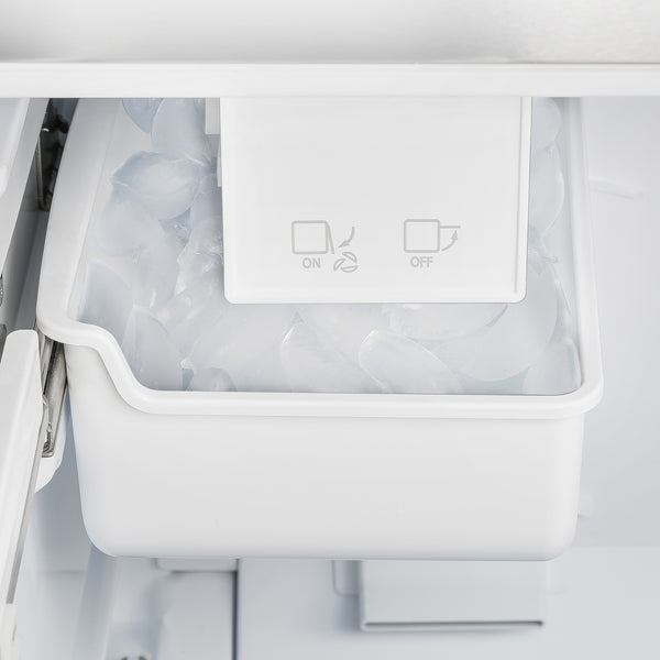 FORNO Standard-Depth 17.5-cu ft 3 -Door French Door Refrigerator with Ice Maker with Ice Dispenser ( Stainless Steel )