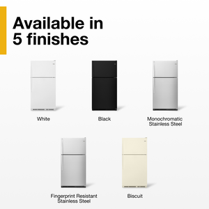 Whirlpool 20.5-cu ft Top-Freezer Refrigerator ( Biscuit )