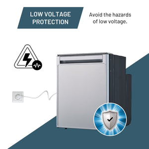 Equator Advanced Appliances 2.82-cu ft Built-In Mini Fridge with Freezer ( Silver )