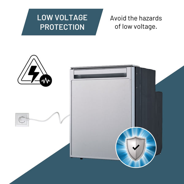 Equator Advanced Appliances 2.82-cu ft Built-In Mini Fridge with Freezer ( Silver )