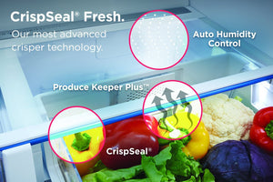 Frigidaire Gallery Standard-Depth 27.2-cu ft 4 -Door French Door Refrigerator with Ice Maker with Water Dispenser ( Fingerprint Resistant Stainless Steel ) ENERGY STAR Certified