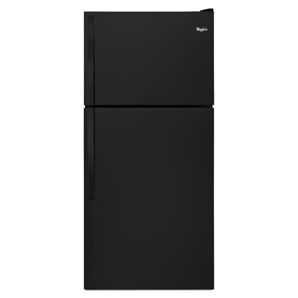 Whirlpool 18.2-cu ft Top-Freezer Refrigerator ( Black )