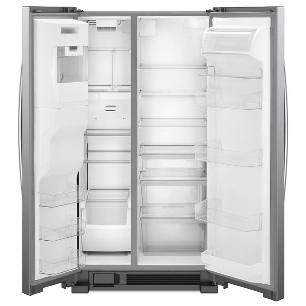 Whirlpool 24.5-cu ft Side-by-Side Refrigerator with Ice Maker ,Water and Ice Dispenser ( Fingerprint Resistant Stainless Steel )