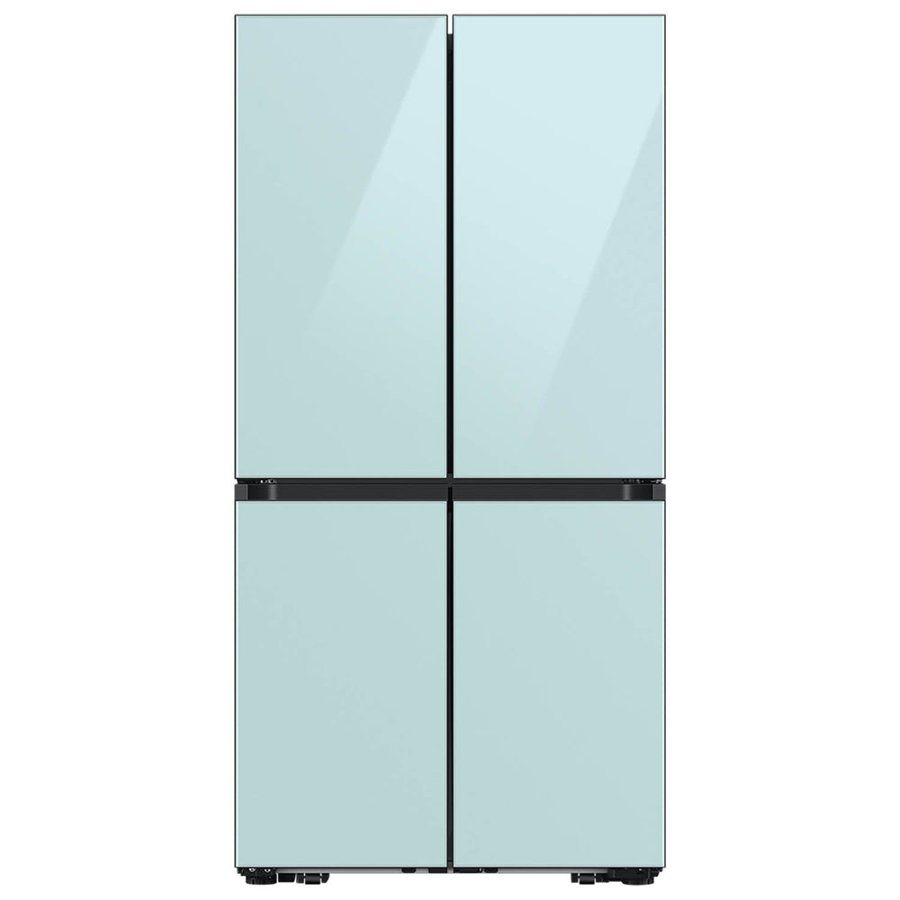 Samsung Bespoke Standard-Depth Beverage Center 28.6-cu ft 4 -Door Smart Compatible French Door Refrigerator with Dual Ice Maker with Water Dispenser and Door within Door ( Panels Sold Separately ) ENERGY STAR Certified