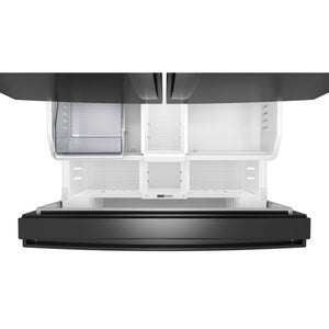 Whirlpool Standard-Depth 30.52 3 -Door French Door Refrigerator with Ice Maker ( Black ) ENERGY STAR Certified