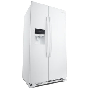 Amana 21.4-cu ft Side-by-Side Refrigerator with Ice Maker ,Water and Ice Dispenser ( White )