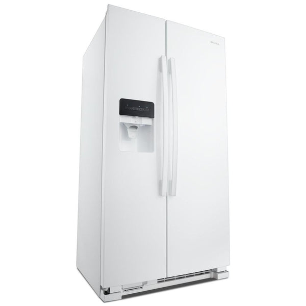 Amana 21.4-cu ft Side-by-Side Refrigerator with Ice Maker ,Water and Ice Dispenser ( White )
