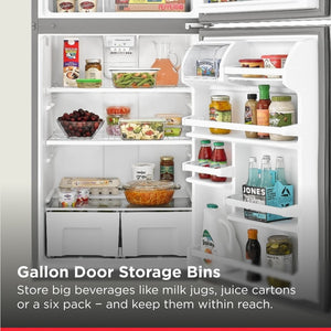 Amana 18.2-cu ft Top-Freezer Refrigerator ( Stainless Steel )