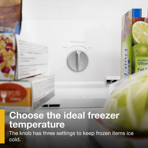 Whirlpool Flexible Storage Bin 17.6-cu ft Top-Freezer Refrigerator ( Black )