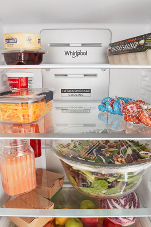 Whirlpool Garage-Ready 12.9-cu ft Counter-Depth Bottom-Freezer Refrigerator Ice Maker Optional (sold separately) ( Black ) Garage Ready