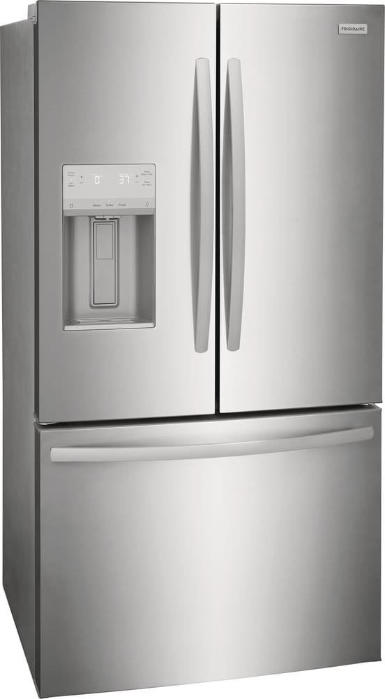Frigidaire Standard-Depth 27.8-cu ft 3 -Door French Door Refrigerator with Ice Maker with Water and Ice Dispenser ( Stainless Steel ) ENERGY STAR Certified