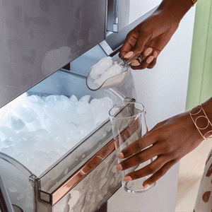 Cafe Counter-Depth 23.2-cu ft 4 -Door Smart Compatible French Door Refrigerator with Ice Maker with Water Dispenser ( Matte White ) ENERGY STAR Certified