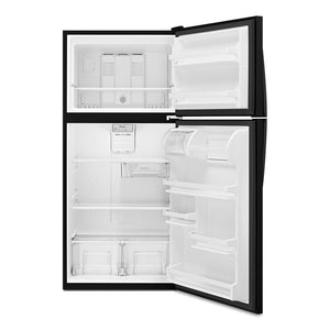 Whirlpool 18.2-cu ft Top-Freezer Refrigerator ( Black )