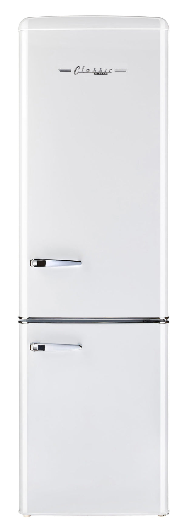 UNIQUE Off-Grid 10.0-cu ft Counter-Depth Bottom-Freezer Refrigerator Marshmallow white )
