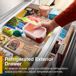 Whirlpool Standard-Depth 26-cu ft 4 -Door French Door Refrigerator with Ice Maker with Water and Ice Dispenser ( Fingerprint Resistant Stainless Steel )