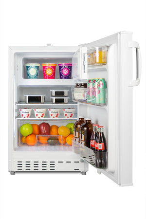 Summit Appliance 2.68-cu ft Built-In Mini Fridge with Freezer ( White )