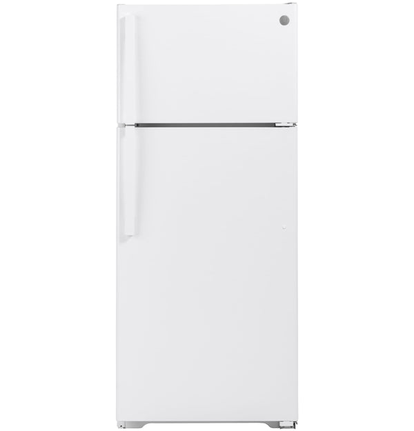 GE 17.5-cu ft Top-Freezer Refrigerator ( White )